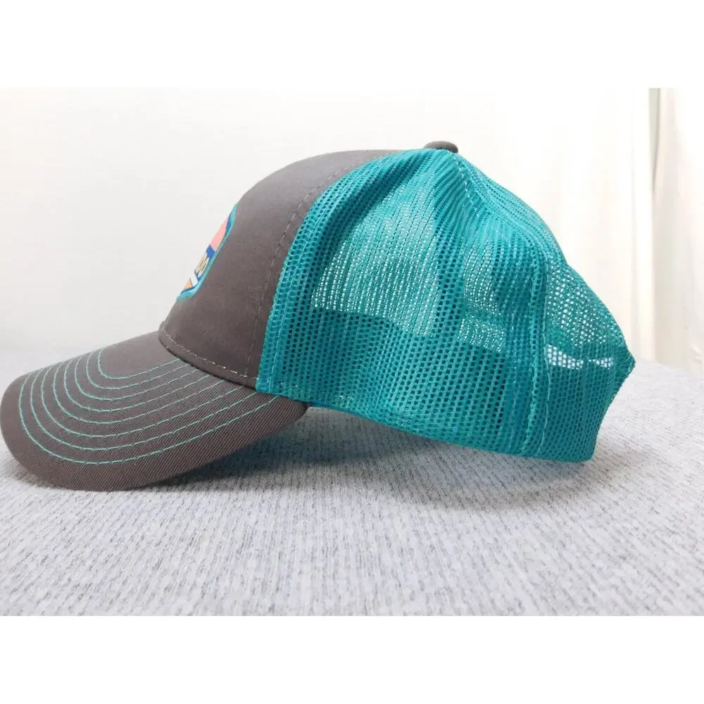 Colorado Trucker Hat Teal Mesh Back Unisex Cap